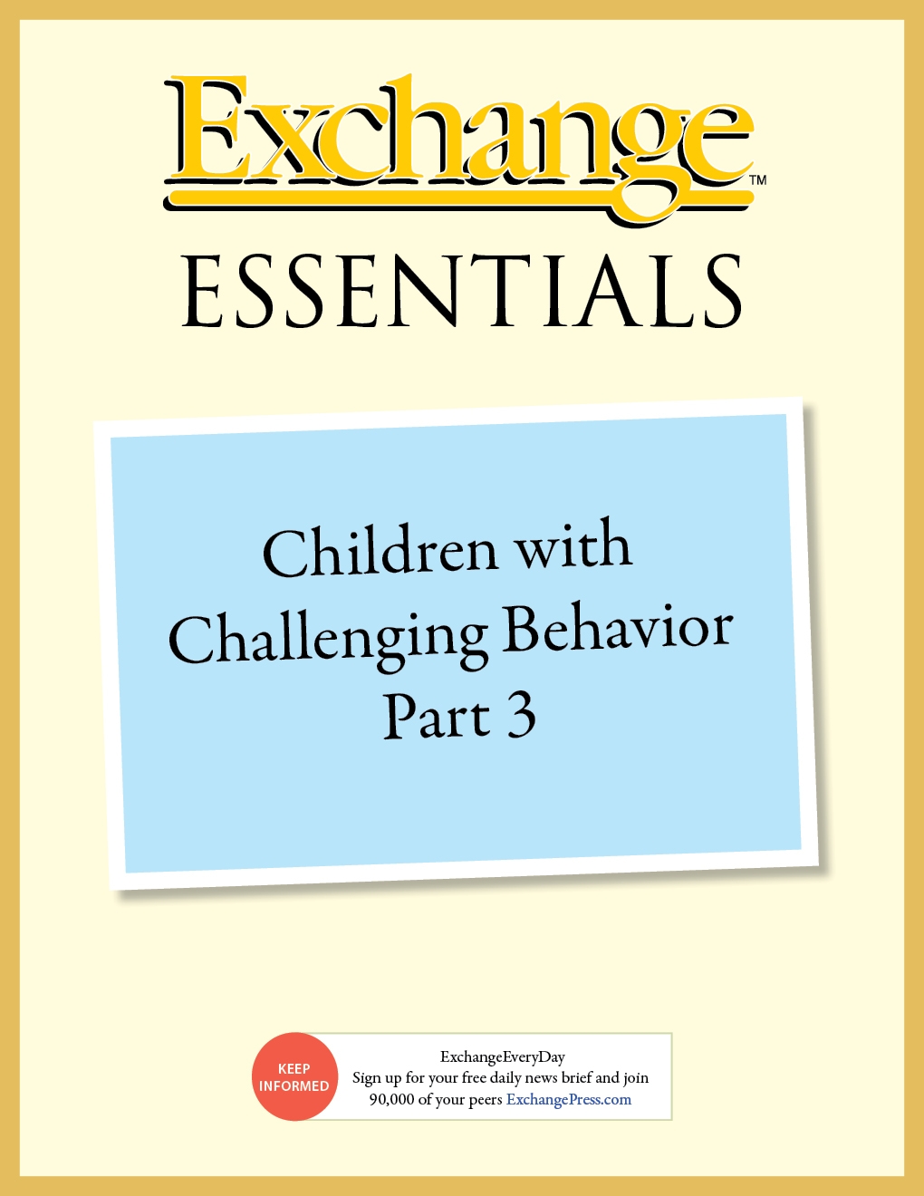 Children with Challenging Behavior Part 3